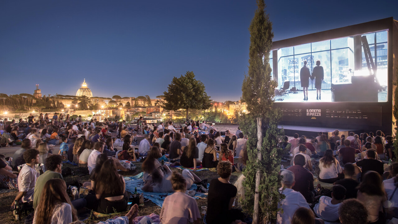 Cinema sotto le stelle: l’arena estiva al Parco di Monte Ciocci