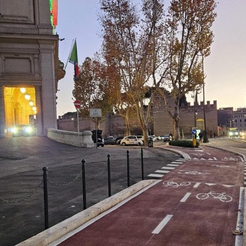 Una nuova ciclabile a Roma: arriva il tratto Porta Pia–via Nomentana